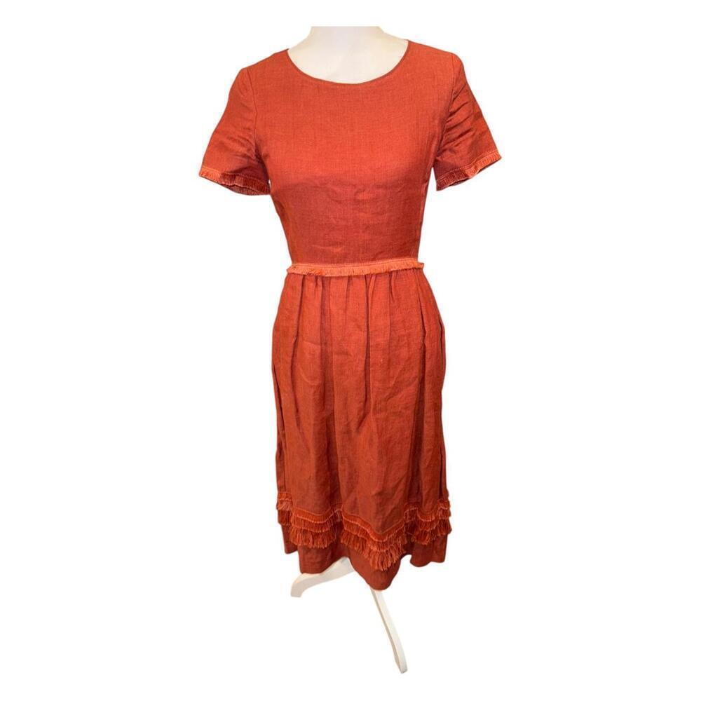 Weekend Max Mara Linen-Blend Maxi Dress, Size 2